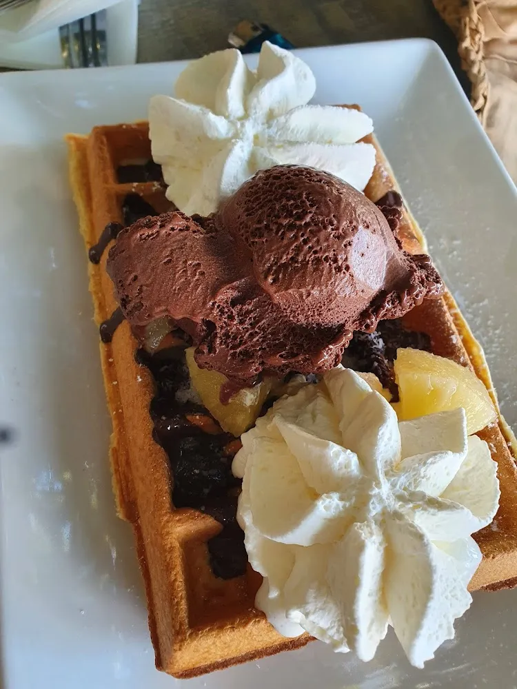 Gaufre Sucre Glace Chantilly