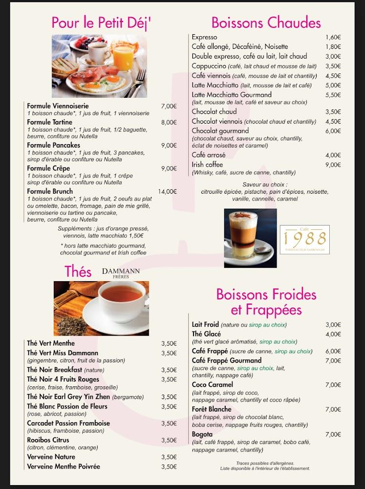 Bubble Café - Menu Image 1